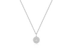  Glam Rock - Necklaces with pendant - Silver / Rhodium plated - Zirconia - 40cm